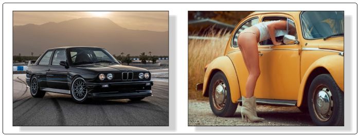 Tablouri canvas cu masini