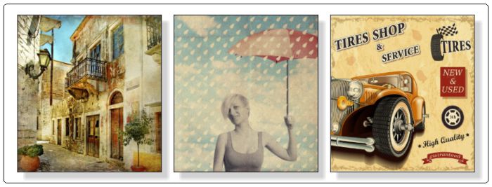 Tablouri canvas vintage