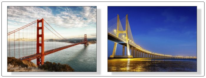 Tablouri canvas cu poduri