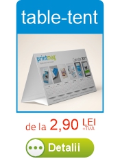 Calendare de birou simple personalizate - table tent