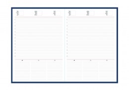 Grafica interior agenda nedatata Liona 15x21 cm