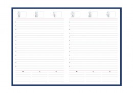 Grafica interior agenda nedatata Marbella 15x21 cm