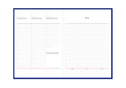 Grafica interior agenda nedatata Melita 15x21 cm