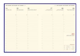 Grafica interior agenda datata saptamanal Allegra 21x27 cm