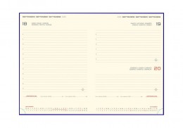 Grafica interior agenda datata zilnic Letizia 17x24 cm