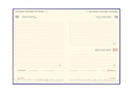 Grafica interior agenda datata zilnic Oriana 17x24 cm