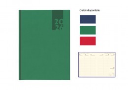Paleta culori disponibile agende datate zilnic Oriana 21x27 cm