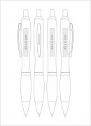 Dimensiune personalizare pix KIT COLOR