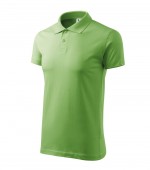 Tricou polo economic verde iarba personalizat barbati