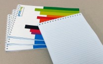 Bloc notes cu coperti din carton