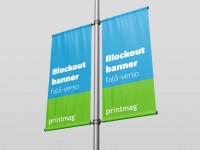 Blockout banner fata-verso