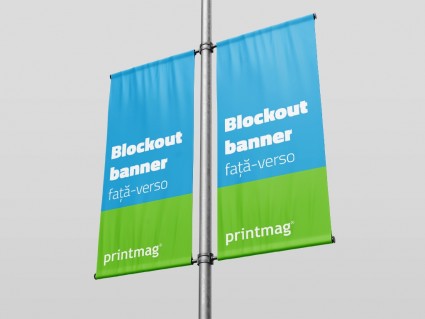 Blockout banner fata-verso