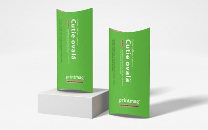 Cutii ovale personalizate, Cutii pillow, Cutii tip perna