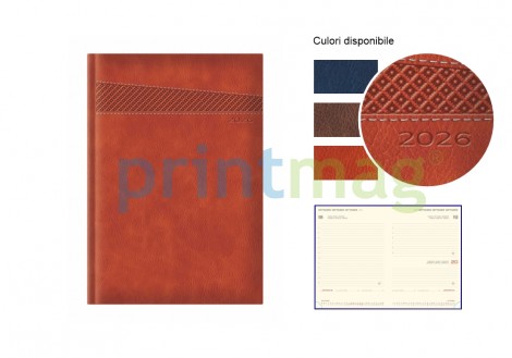 Agenda personalizata Letizia 15x21 cm zilnica
