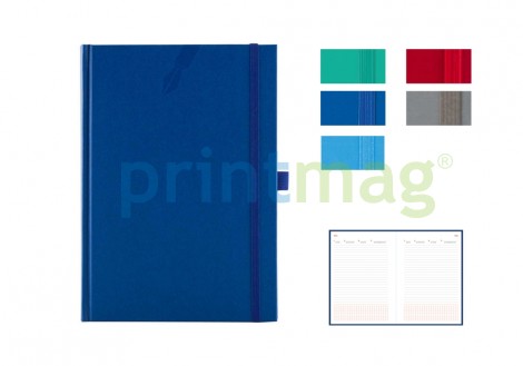 Agende personalizate nedatate Allegra cu elastic 15x21 cm