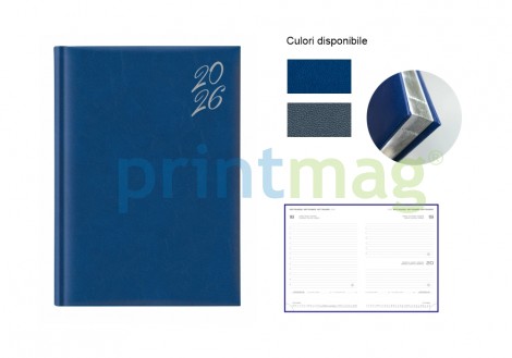 Agenda personalizata Siena SILVER 15x21 cm zilnica