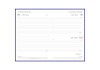 Agenda personalizata Allegra CLASIC 11x17 cm zilnica, pagini interior