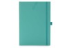 Agenda nedatata Allegra cu elastic Verde Aqua 15x21 cm