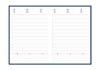 Agenda personalizata nedatata Marbella 15x21 cm interior