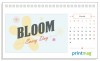 Calendar de birou 2014 personalizat, vintage